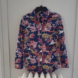 J. McLaughlin Button-Down Shirt. XS  scenes of Cape Cod Summers.